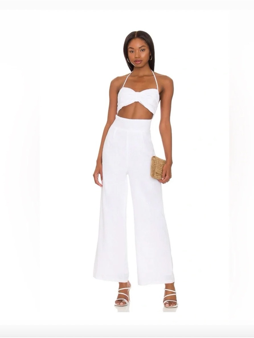 Sndys X Revolve Boat Linen Jumpsuit